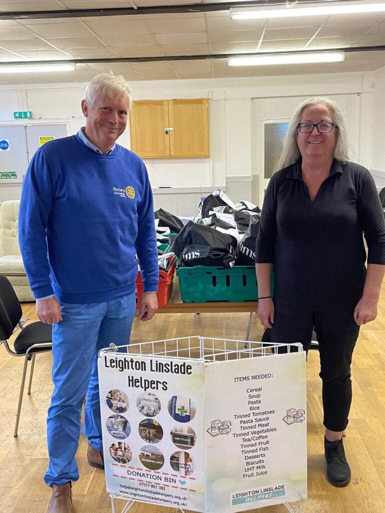 Rotary Club of Leighton Linslade agree package of support for Towns Food Banks