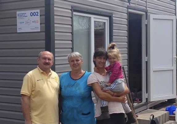 Rotary bringing hope to families in Moshchun village in Ukraine