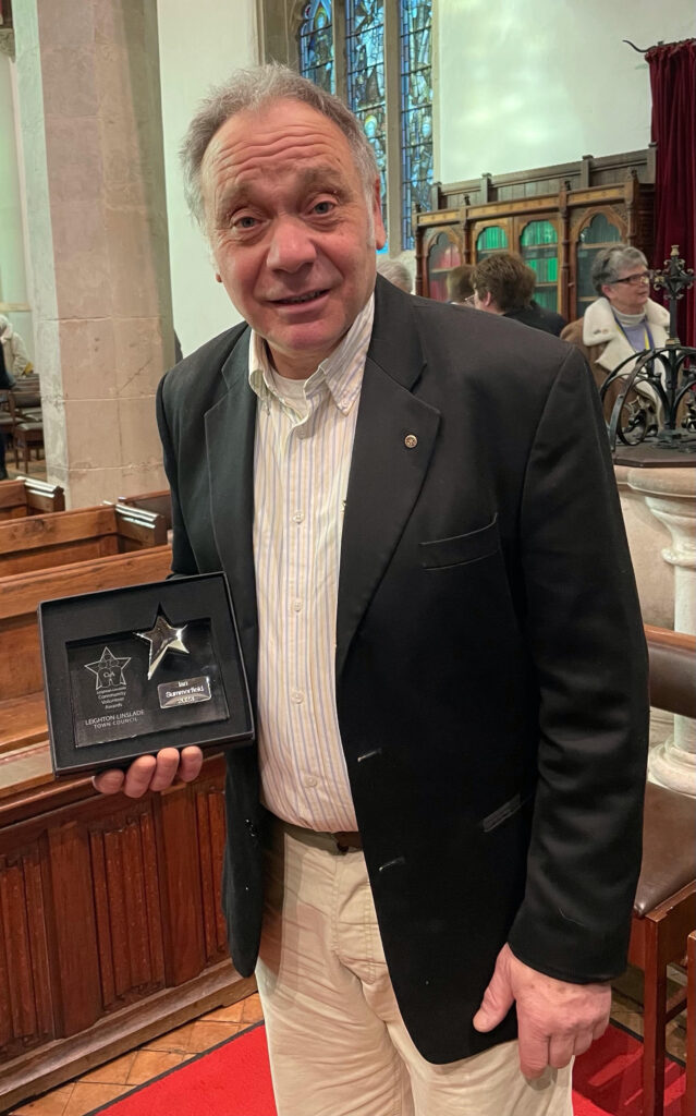 Rotarian Ian Summerfield honoured with Town Community Volunteer Award