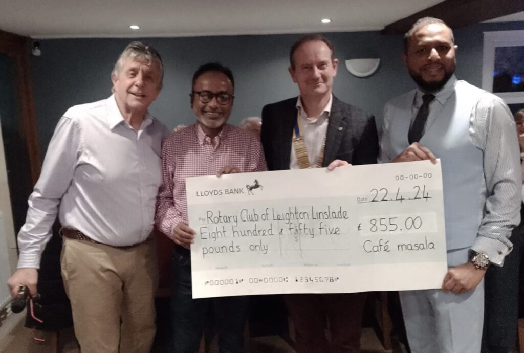 Charity Curry Night supports Rotary Fundraising
