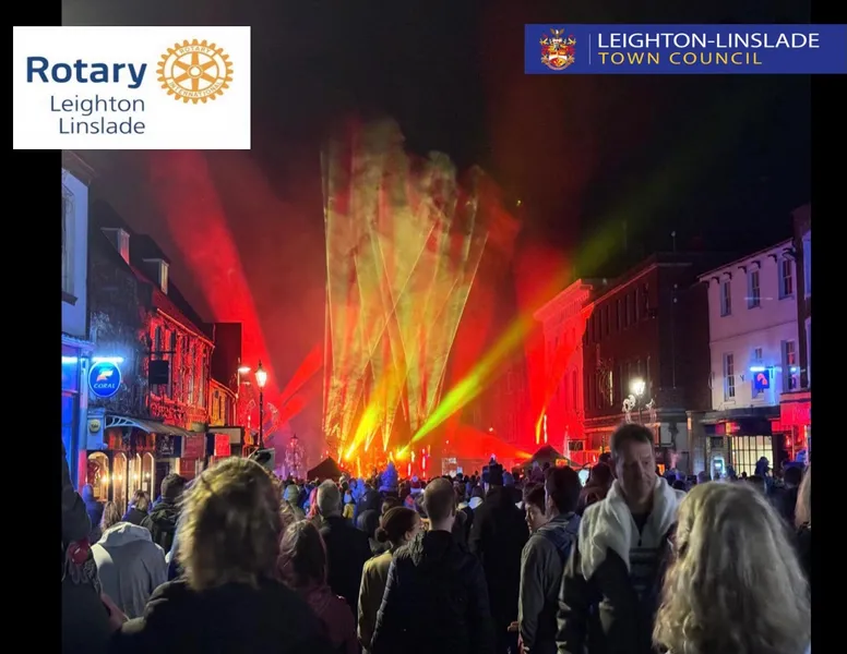 Rotary Laser Show draws crowds