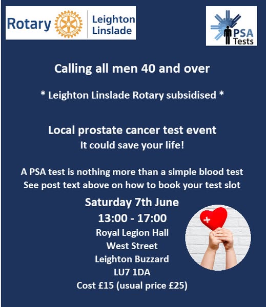 PSA Tests come to Leighton Buzzard